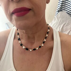 Elegant Black and Gold Necklace